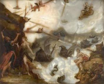 Hans von Aachen und auf der Reckseite die Entfesselung der Winde durch Aeolus Spain oil painting art